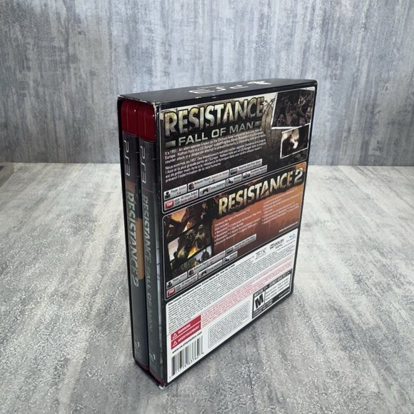 Resistance Dual Pack (PS3 PlayStation 3) CIB Great Condition! W/Slip Cover & DLC - Picture 8 of 10